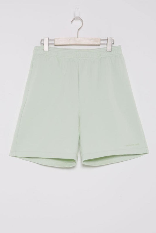 SWEATSHORTS PAL:MAS AUS INTERLOCK VON SENSES IN PASTEL LIME MZ#00859 Mode-Zauber