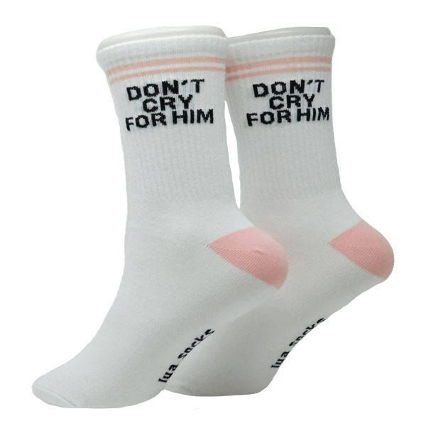 SPORTSOCKEN VON LUA MIT FARBIGEN SCHRIFTZUG IN VERSCHIEDEN FARBEN MZ#00645 Mode-Zauber