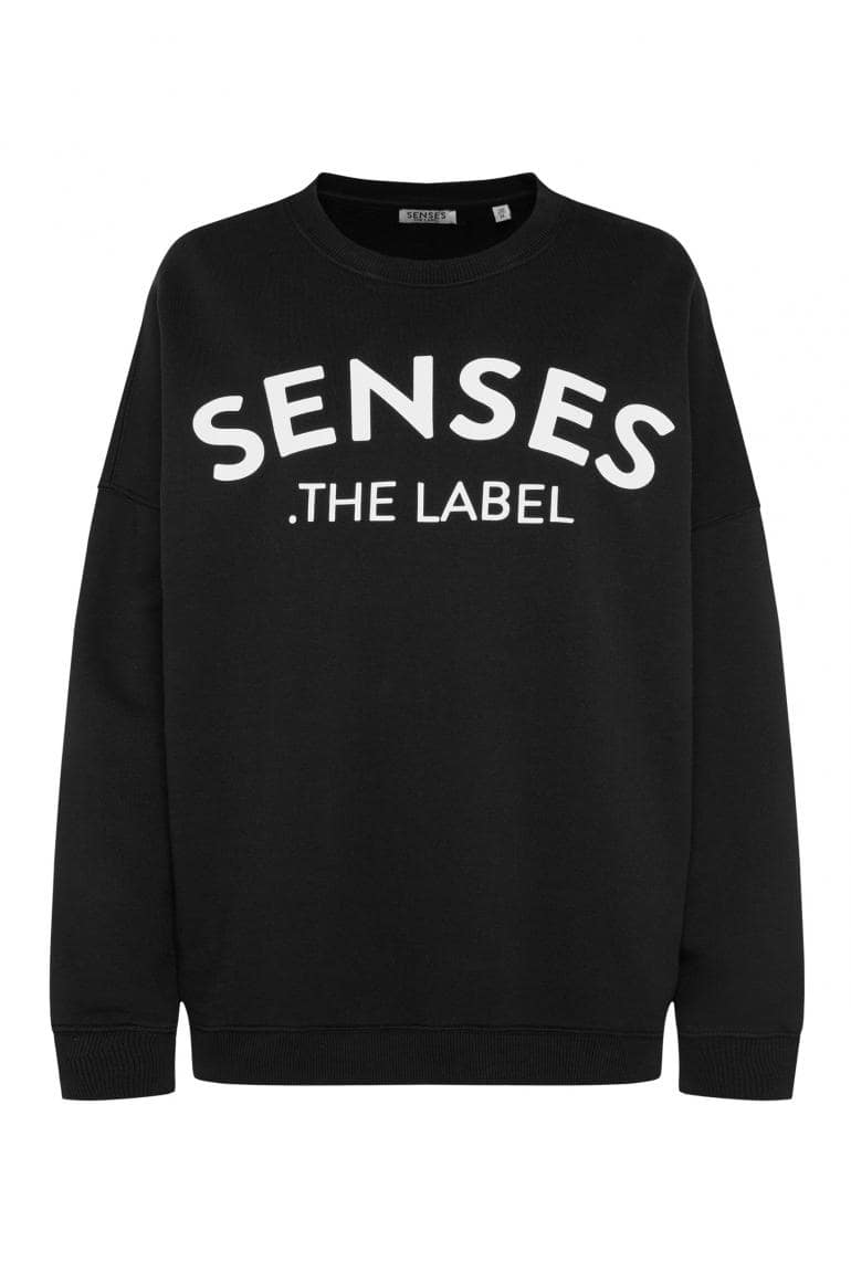 SWEATSHIRT SMI:LLA MIT LOGO DESIGN VON SENSES MZ#00882 Mode-Zauber