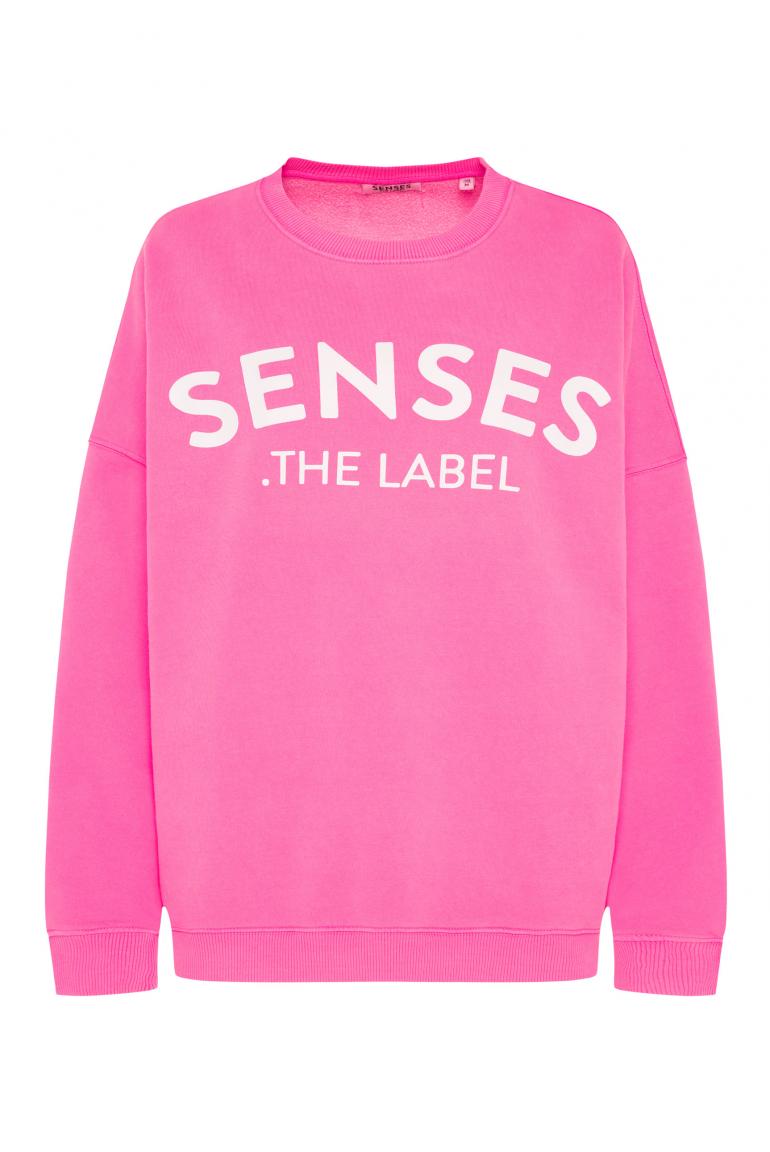 SWEATSHIRT SMI:LLA MIT LOGO DESIGN VON SENSES MZ#00882 Mode-Zauber