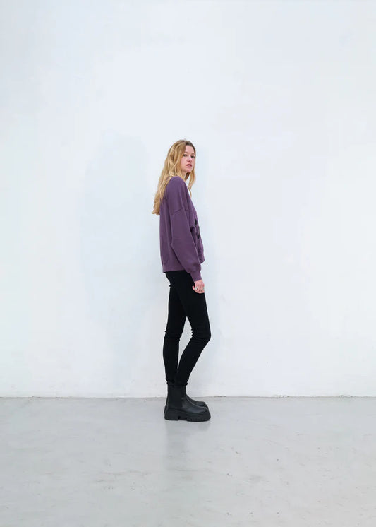 SWEATER BOBBI S VON OUTRYGHT IN SUNSET PURPLE MZ#00974 Mode-Zauber