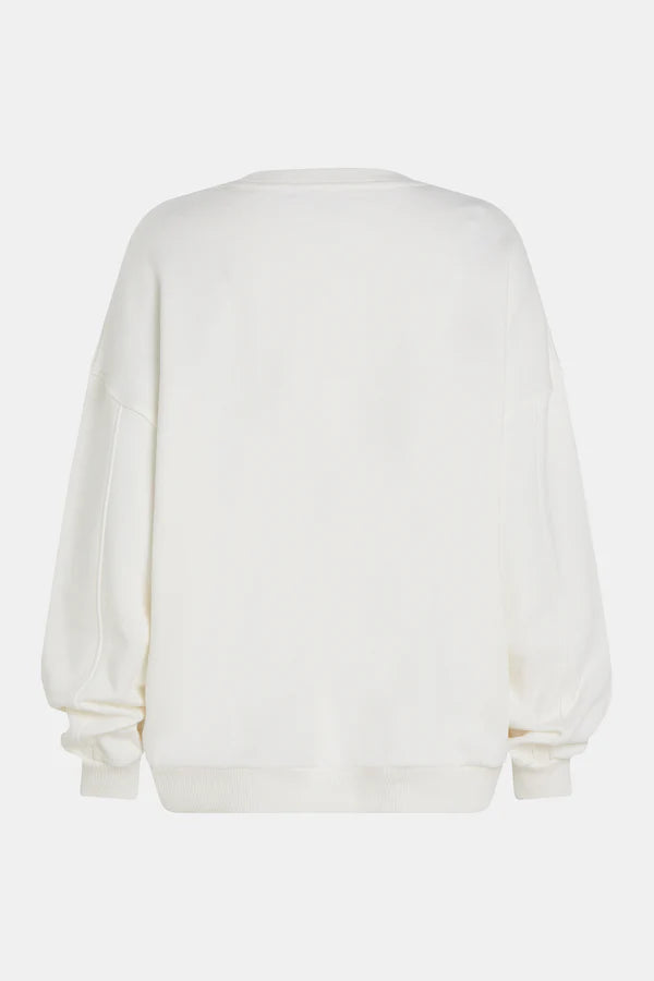 SWEATER PRINT W24T1127LTD VON PENN & INK IN ECRU NAVY MZ#00638