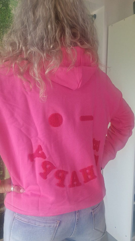 HOODIE MIT KAPUTZE VON THESHIRT PROJEKT IN PINK MZ#00648 Mode-Zauber