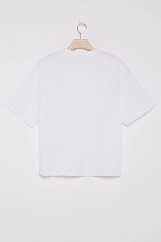 SWEATSHIRT KURZARM SA:LINE VON SENSES IN OPTICWHITE MZ#00857 Mode-Zauber