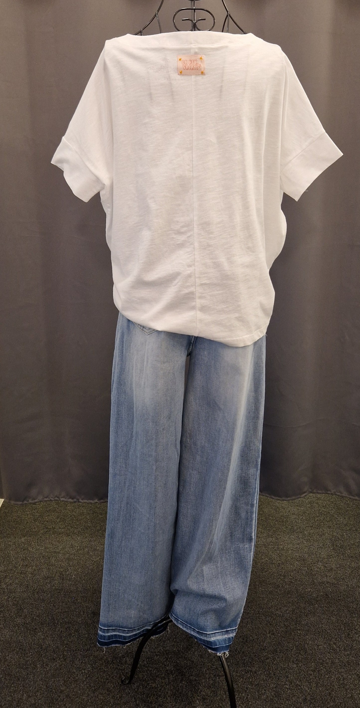 T-SHIRT RUNDHALS VON THESHIRT PROJEKT IN OFFWHITE MZ#00742 Mode-Zauber