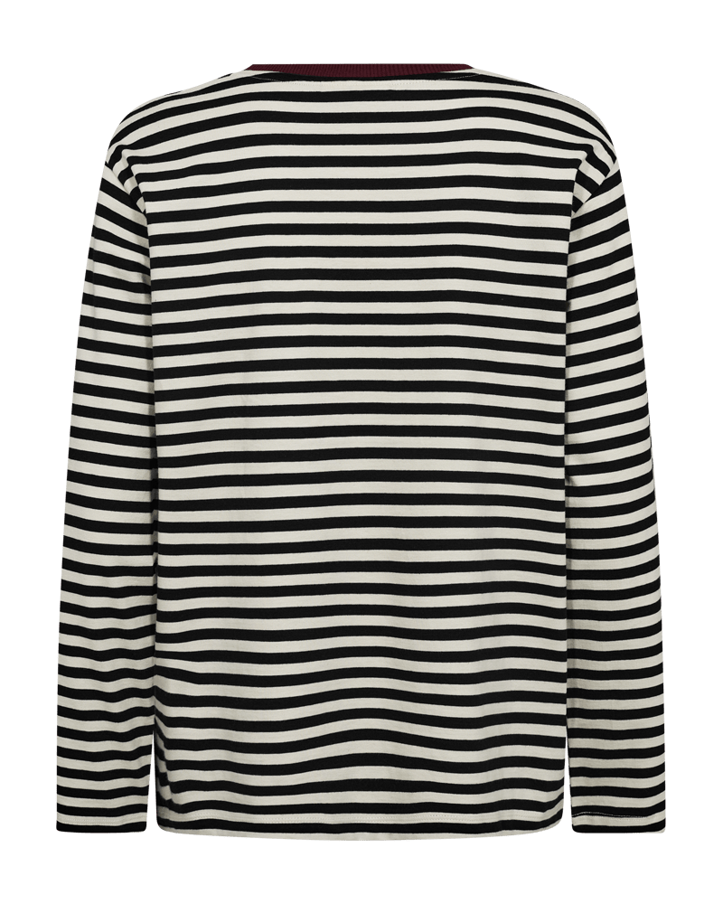 T-SHIRT LANGARM FQJEMMA VON FREE/QUENT IN BLACK W. MOONBEAM MZ#00963 Mode-Zauber