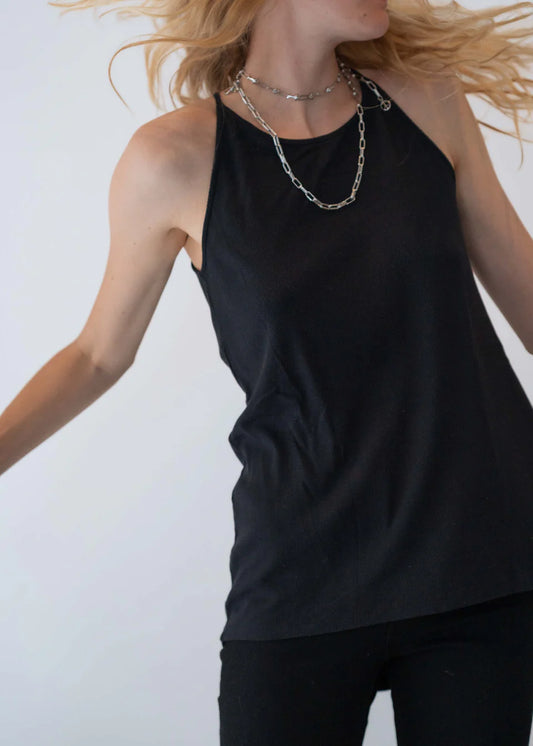 TOP TINA LONG VON OUTRYGHT IN WEISS UND SCHWARZ MZ#00767 Mode-Zauber