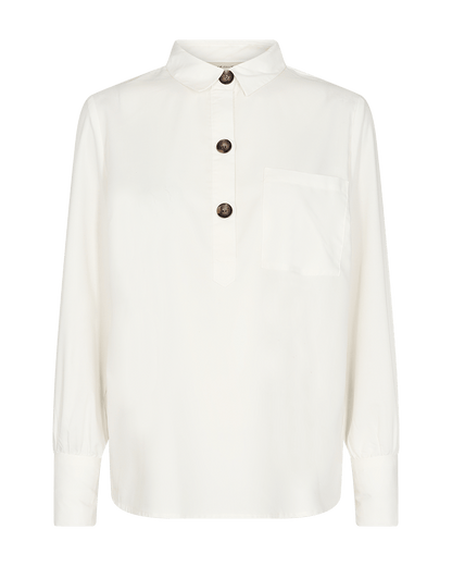 BLUSE FQFLYNN-SH VON FREE/QUENT IN CREMEFARBEN MZ#00758 Mode-Zauber
