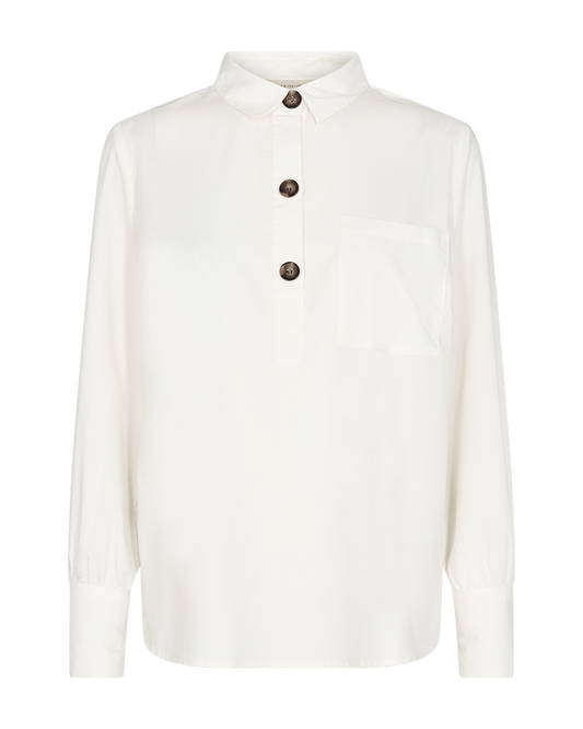 BLUSE FQFLYNN-SH VON FREE/QUENT IN CREMEFARBEN MZ#00758 Mode-Zauber