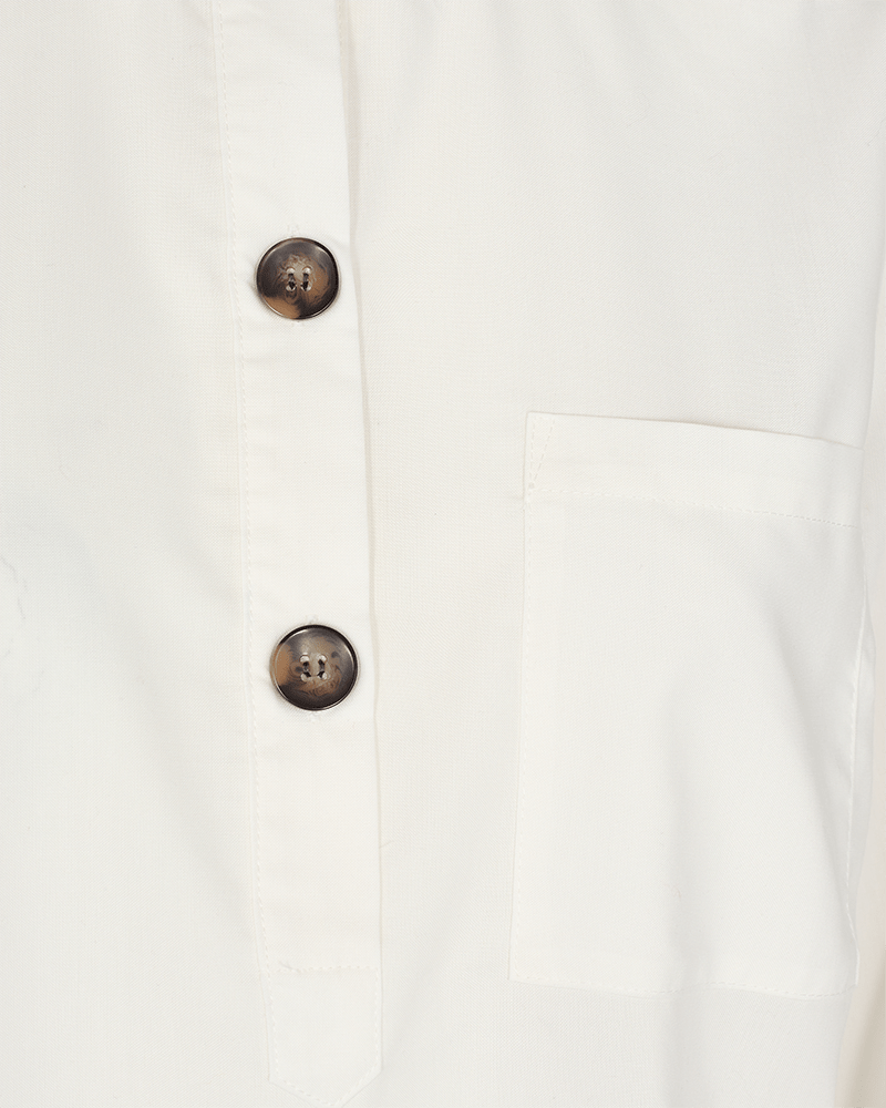 BLUSE FQFLYNN-SH VON FREE/QUENT IN CREMEFARBEN MZ#00758 Mode-Zauber