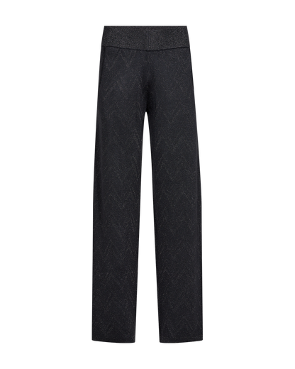 HOSE DAMEN FQANILUX VON FREE/QUENT GRAUER NADELSTREIFEN MIT GUNMETAL MZ#00505 Mode-Zauber