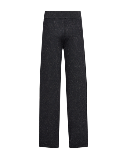 HOSE DAMEN FQANILUX VON FREE/QUENT GRAUER NADELSTREIFEN MIT GUNMETAL MZ#00505 Mode-Zauber