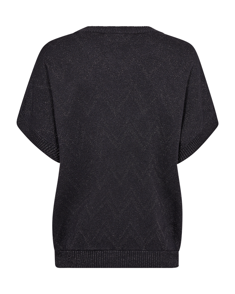 PULLOVER DAMEN FQANILUX VON FREE/QUENT MIT GRAUER NADELSTREIFEN MIT GUNMETAL MZ#00506 Mode-Zauber