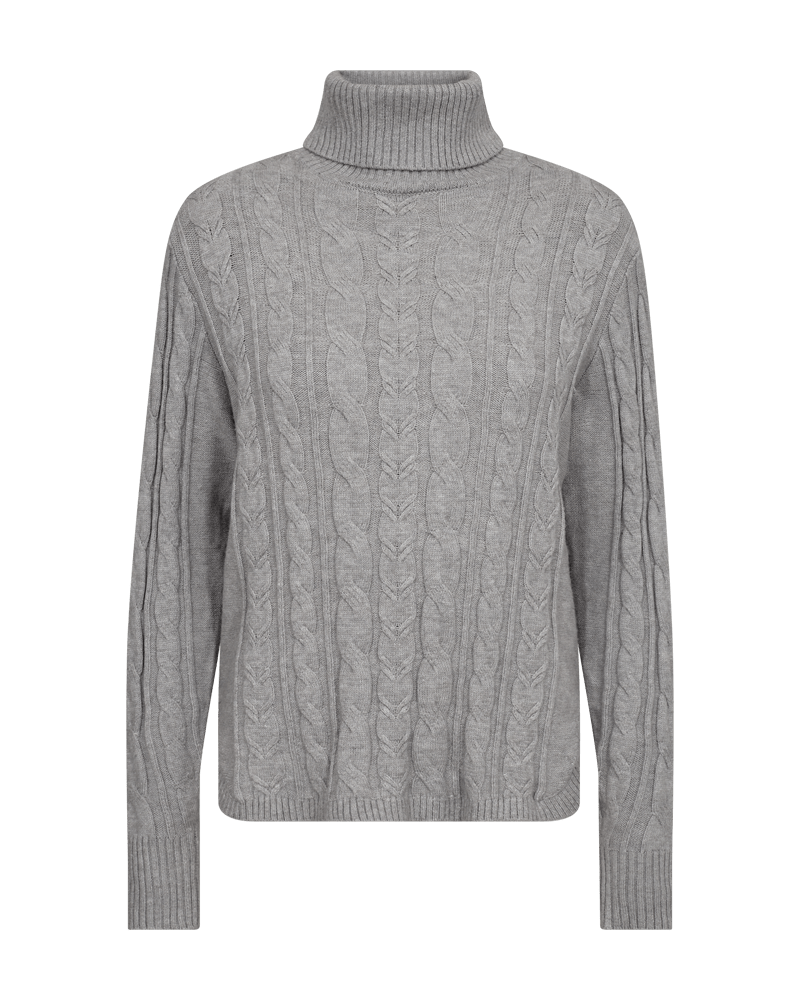 PULLOVER DAMEN FQCLAURA VON FREE/QUENT IN MOREL MELANGE MZ#00519 Mode-Zauber