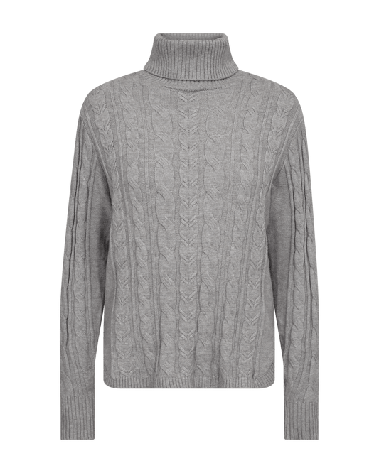 PULLOVER DAMEN FQCLAURA VON FREE/QUENT IN MOREL MELANGE MZ#00519 Mode-Zauber