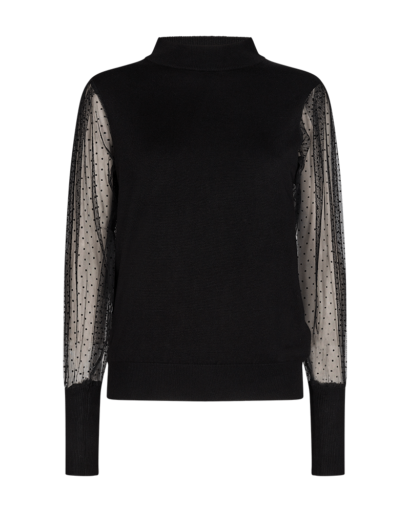 PULLOVER DAMEN FQDOTKA VON FREE/QUENT IN  SCHWARZ MZ#00517 Mode-Zauber