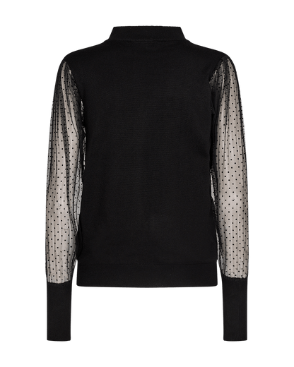 PULLOVER DAMEN FQDOTKA VON FREE/QUENT IN  SCHWARZ MZ#00517 Mode-Zauber