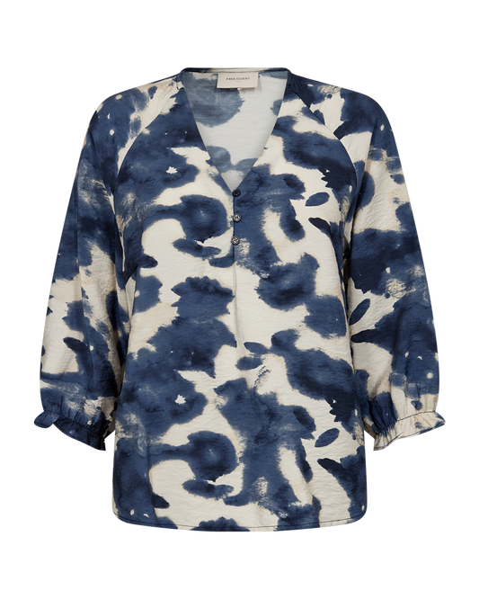 Damenbluse von Free/Quent in Monnblue MZ#00400 Mode-Zauber