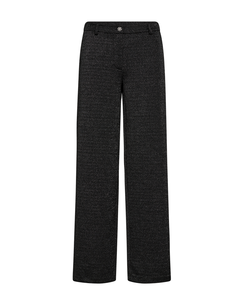 HOSE DAMEN FQNANNILUX VON FREE/QUENT IN SCHWARZ/SILBER MZ#00515 Mode-Zauber