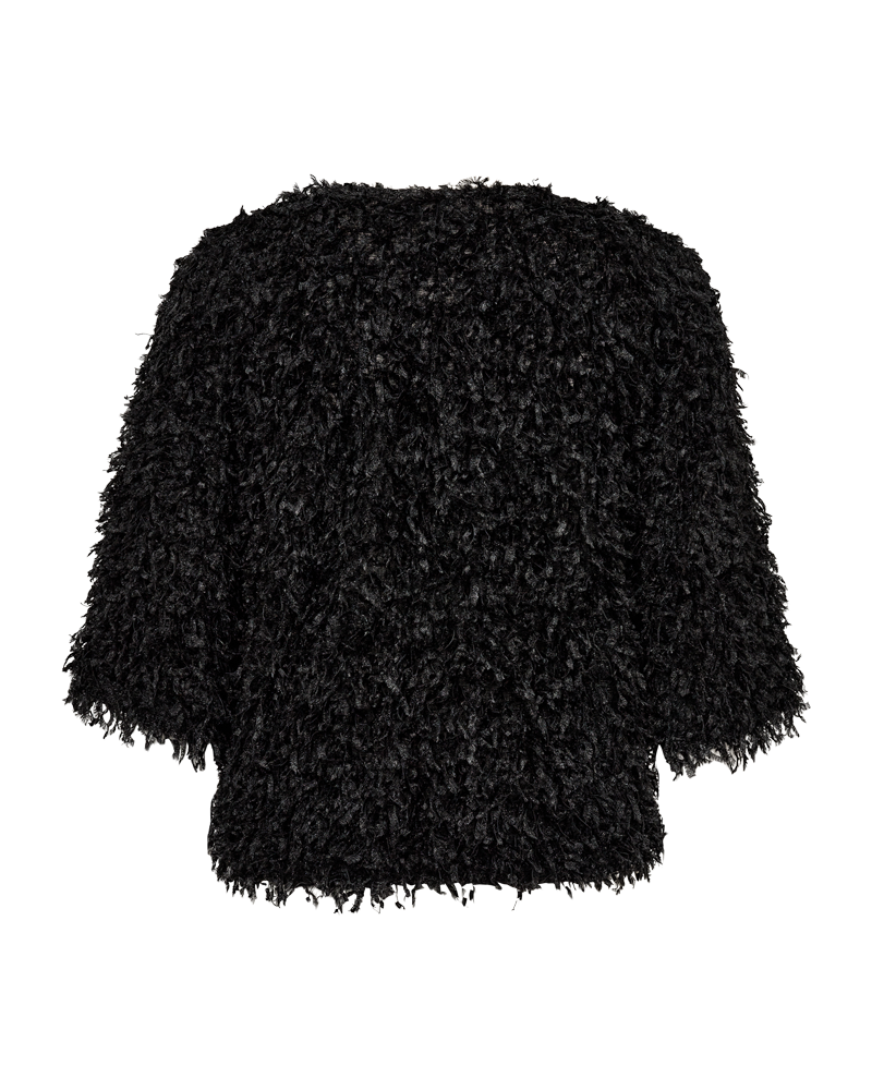 PULLOVER FQNOLA VON FREE/QUENT IN SCHWARZ MZ#00500 Mode-Zauber