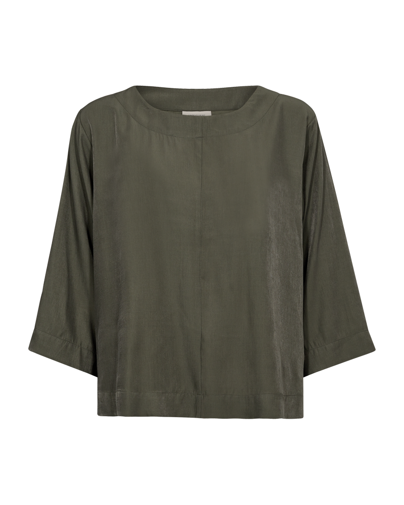 BLUSE FQWEDNESDAY OLIVE MZ#00364 - Mode-Zauber
