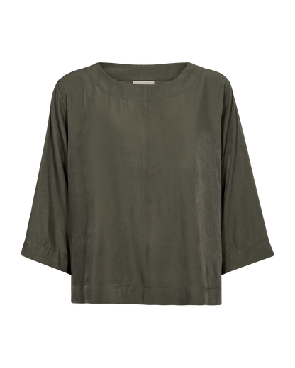 BLUSE FQWEDNESDAY OLIVE MZ#00364 - Mode-Zauber