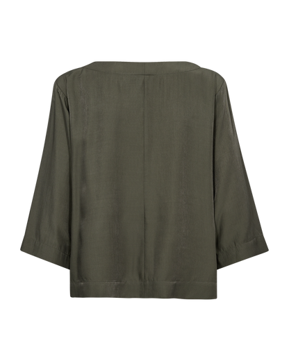 BLUSE FQWEDNESDAY OLIVE MZ#00364 - Mode-Zauber