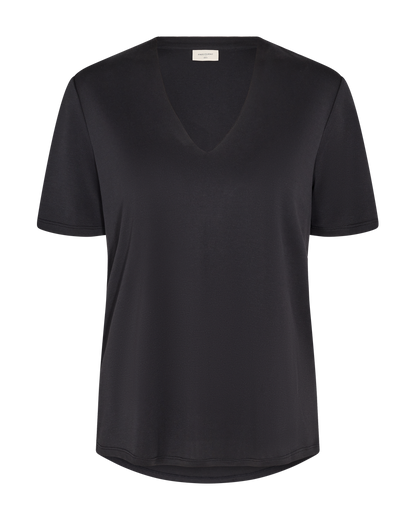 T-SHIRT DAMEN FQYR-SS-BL SCHWARZ MZ#00334 Mode-Zauber