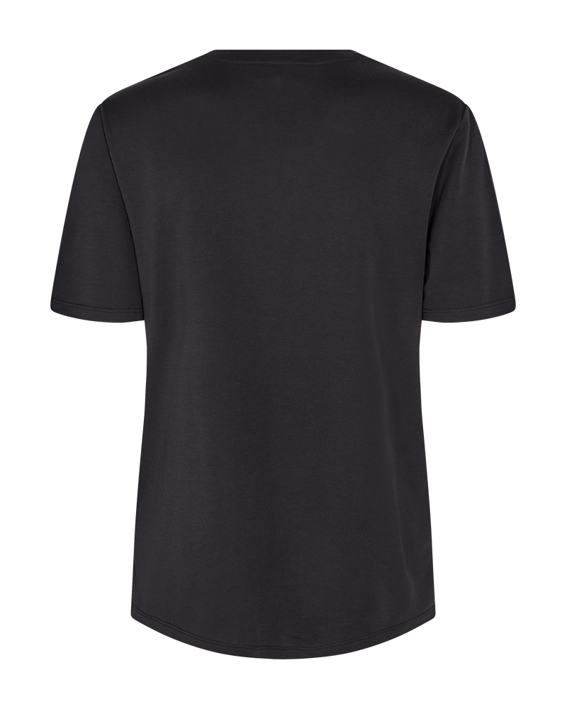 T-SHIRT DAMEN FQYR-SS-BL SCHWARZ MZ#00334 Mode-Zauber