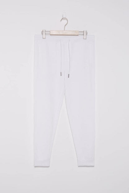 SWEATPANTS PA:TRESI AUS INTERLOCK VON SENSES IN OPTICWHITE MZ#00861 Mode-Zauber