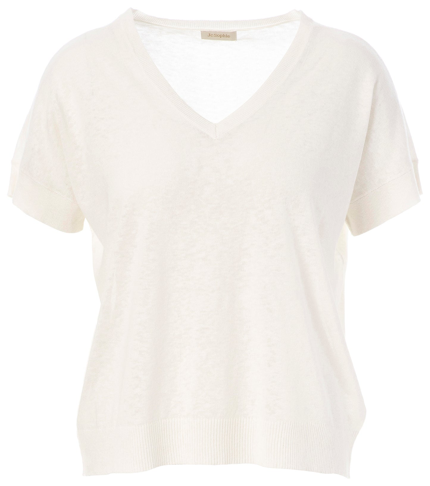 SWEATSHIRT DAMEN DIJON VON JC SHOPIE IN WEISS MZ#00483 Mode-Zauber