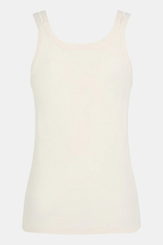 TOP WITHOUT PRINT WEISS MZ#00409