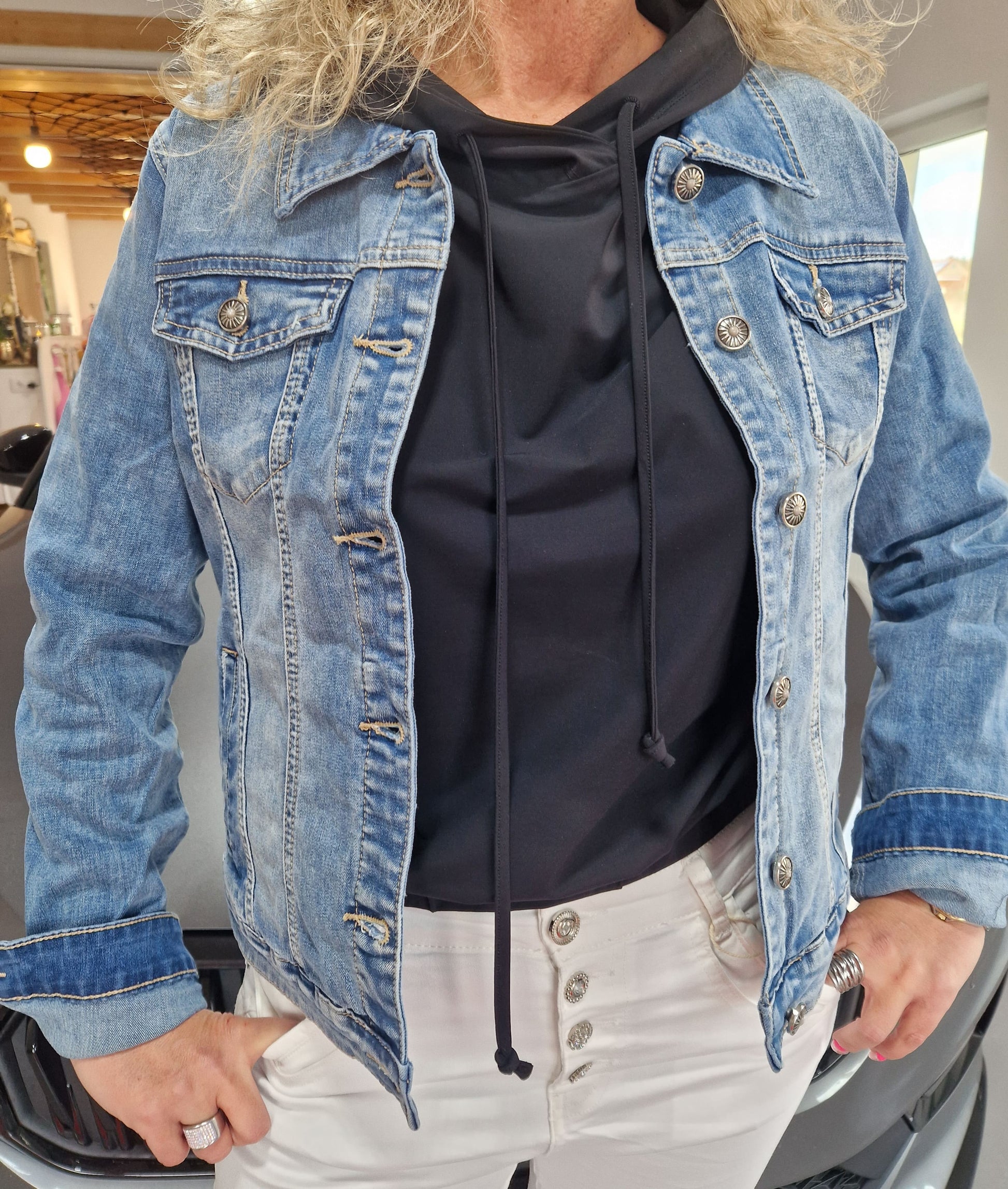 jeans jacke damen