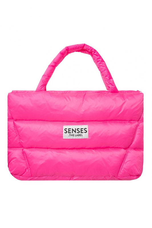 PUFFER WEEKENDER BAG AMO:RA VON SENSES IN VIVID PINK  MZ#00888 Mode-Zauber