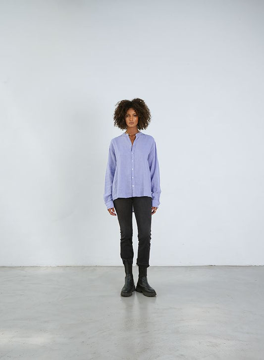 BLUSE MOHSIN VON OUTRYGHT IN PURPLE TONIC MZ#00716