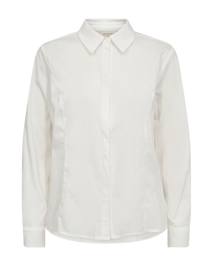 BLUSE FQORIANA-SH VON FREE/QUENT IN WEISS MZ#00760 Mode-Zauber