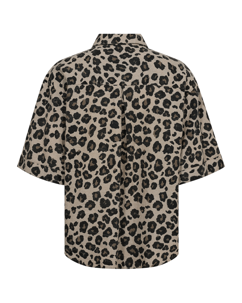 BLUSE LEO FQLAVISCO VON FREE/QUENT  SAND MELANGE M. SCHWARZ MZ#00800 Mode-Zauber