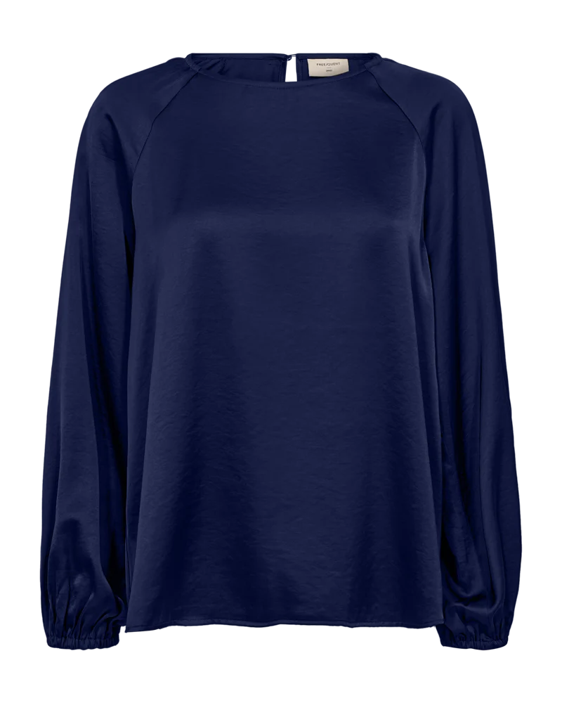 BLUSE FQDOVE VON FREE/QUENT SATEEN MZ#00980 Mode-Zauber