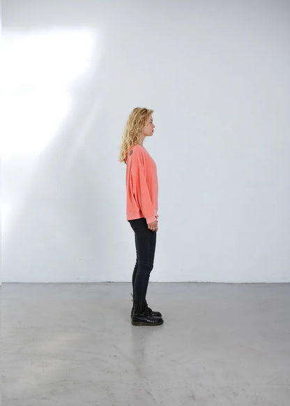 T-SHIRT CORY T VON OUTRYGHT IN PEACH AMBER MZ#00718 Mode-Zauber
