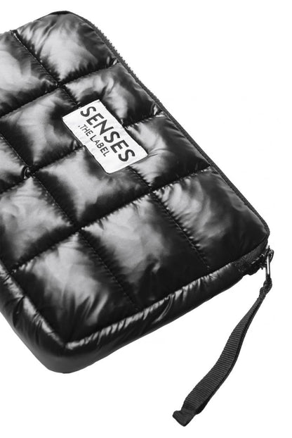 PUFFER COSMETIC BAG ALLI:SON VON SENSES IN BLACK MZ#00943 Mode-Zauber