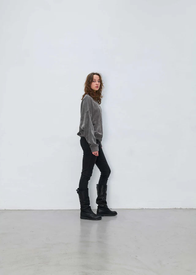 Damen Sweater von Outryght in Grau MZ#00620 Mode-Zauber