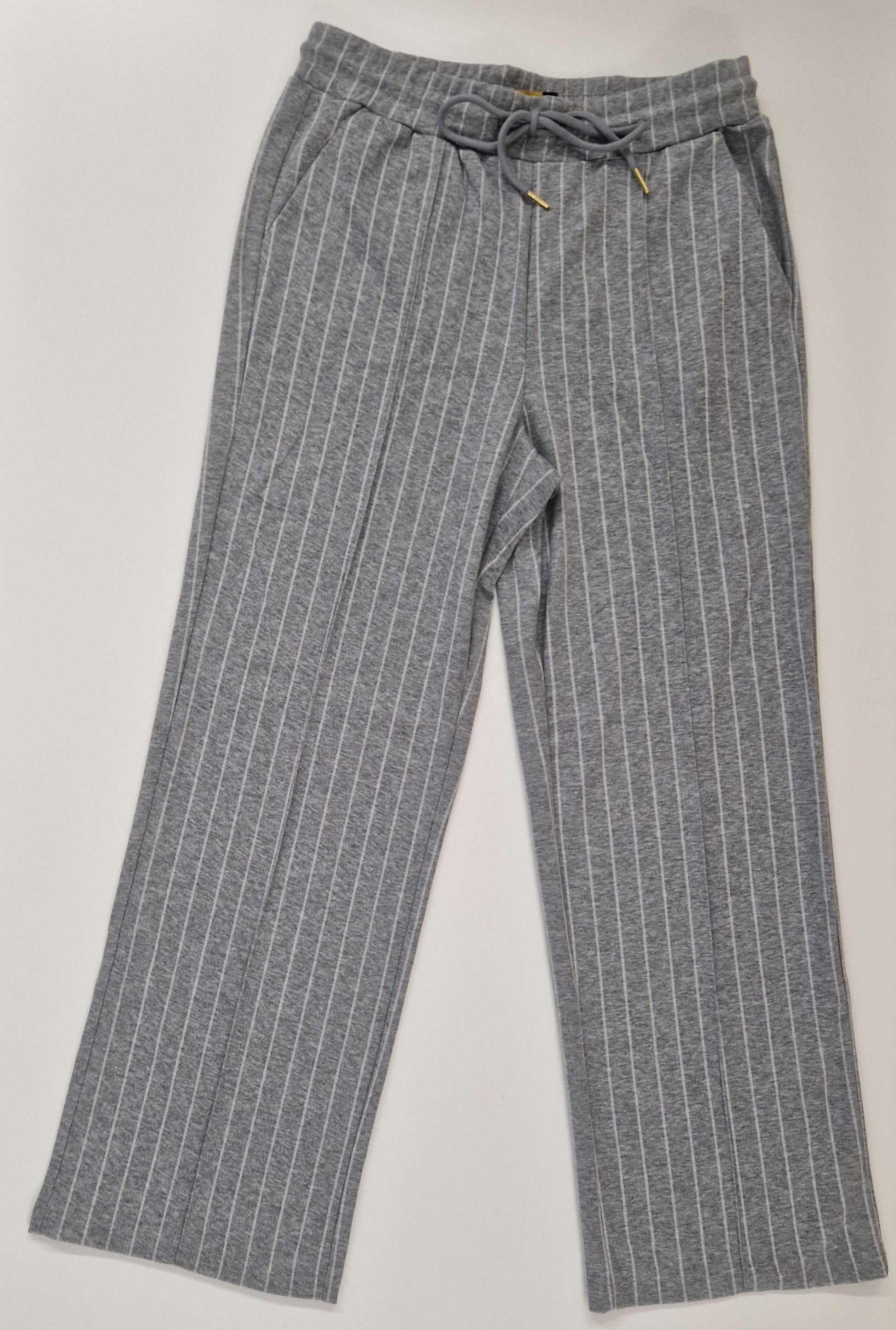 HOSE NICOLADA VON SENORITAS ICON IN GREY PIN STRIPE MZ#01030 Mode-Zauber