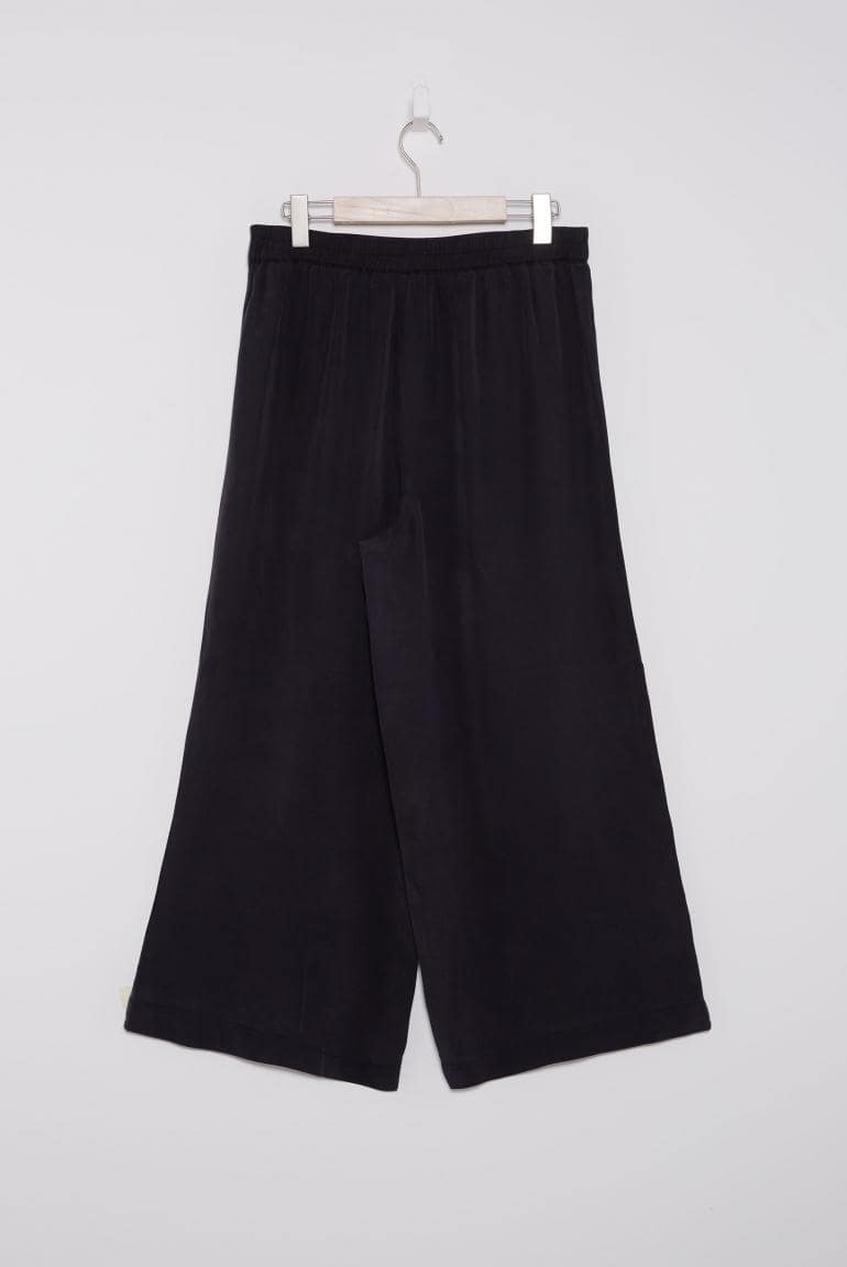 HOSE WIDE LEG PA:LO AUS LYOCELL VON SENSES IN NIGHT NAVY MZ#00862 Mode-Zauber