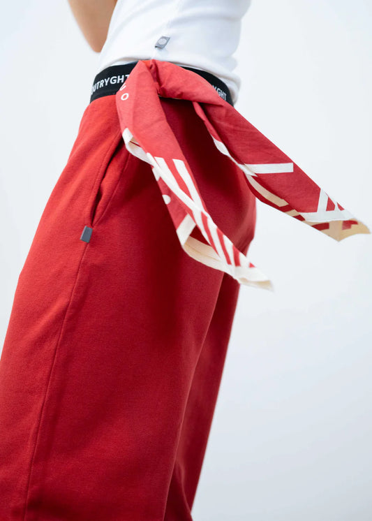 HOSE  JO BANDANA VON OUTRYGHT IN CHILLI RED MZ#00938 Mode-Zauber