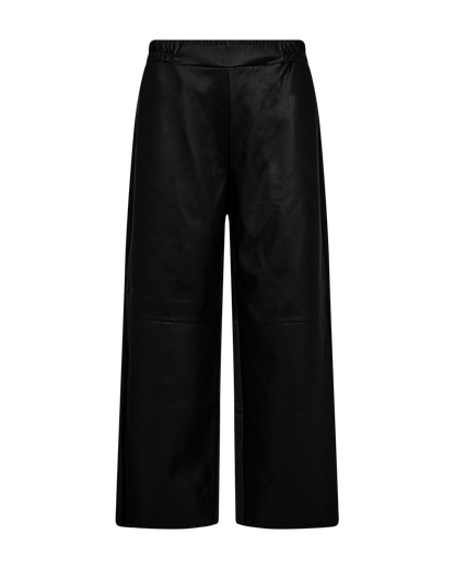 HOSE KUNSTLEDER FQVEGGY VON FREE/QUENT IN BLACK MZ#00957 Mode-Zauber