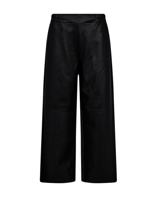 HOSE KUNSTLEDER FQVEGGY VON FREE/QUENT IN BLACK MZ#00957 Mode-Zauber