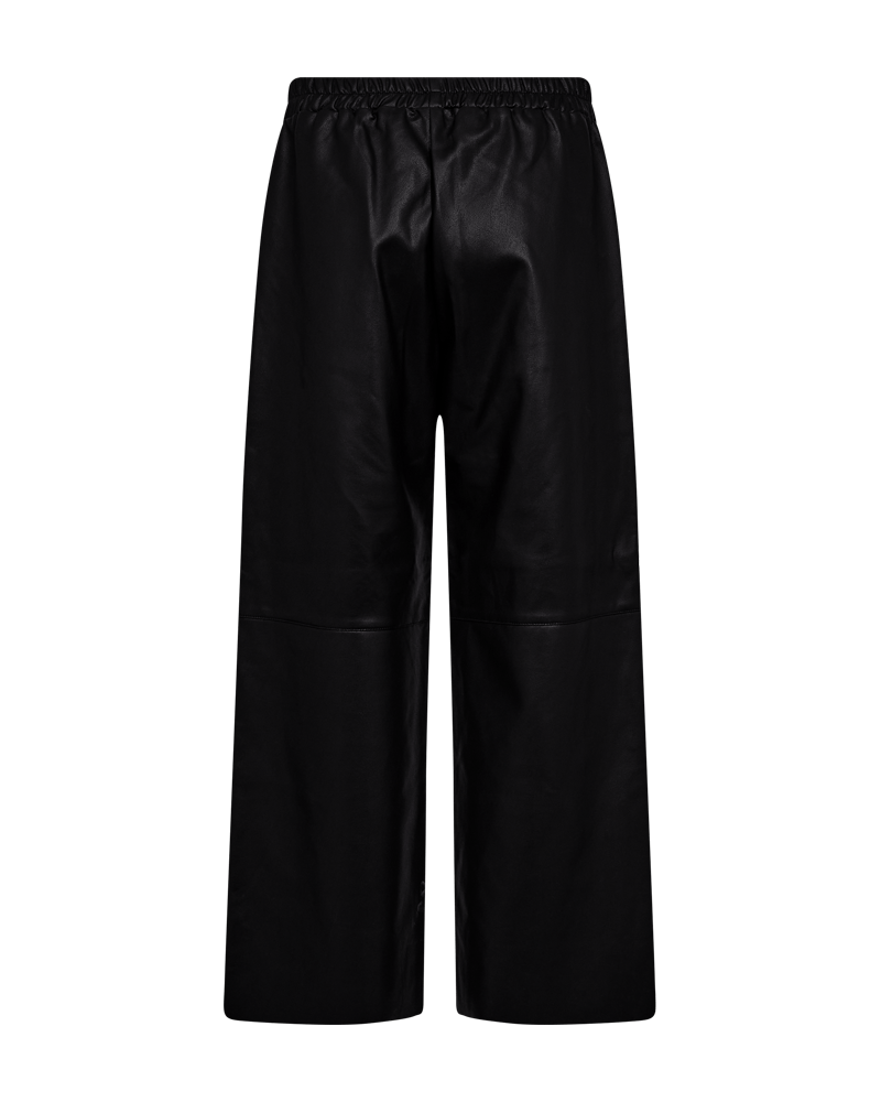 HOSE KUNSTLEDER FQVEGGY VON FREE/QUENT IN BLACK MZ#00957 Mode-Zauber