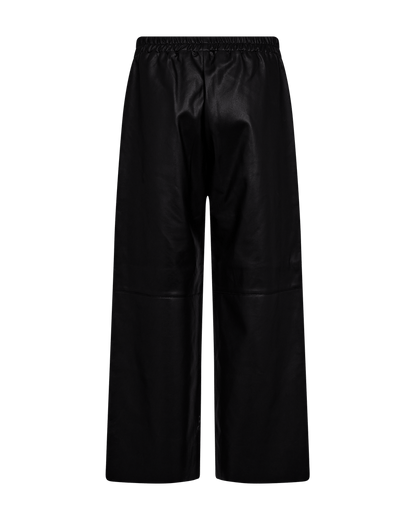HOSE KUNSTLEDER FQVEGGY VON FREE/QUENT IN BLACK MZ#00957 Mode-Zauber