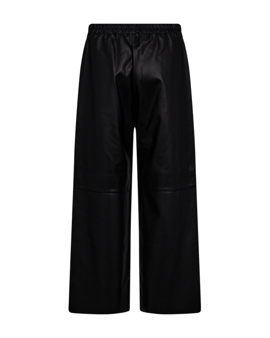 HOSE KUNSTLEDER FQVEGGY VON FREE/QUENT IN BLACK MZ#00957 Mode-Zauber