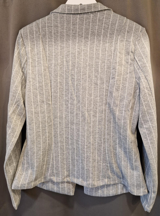 BLAZER SHORT VON SENORITAS ICON IN GREY PIN STRIPES MZ#01028 Mode-Zauber